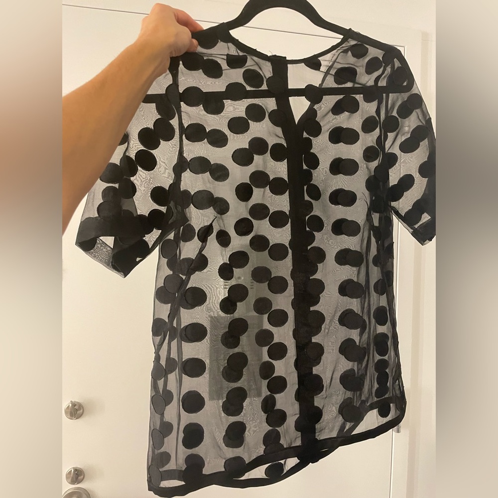 Camilla and Marc sheer top